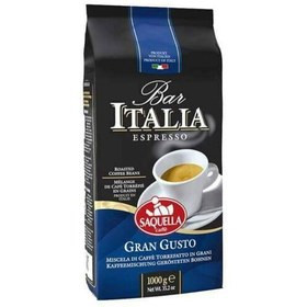 قهوه اسپرسو ساکوئلا Segafredo Gran Gusto آبی 1 کیلویی ایتالیا مناسب اسپرسو