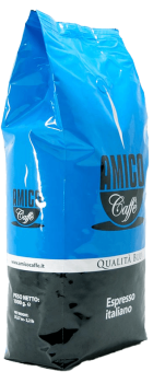 دانه قهوه Amicoqualita Blue یک کیلویی
