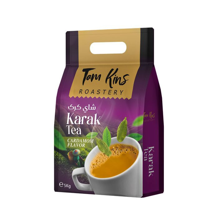 چای کرک هل Tam Kins 5 کیلویی با عطر هل و طعم اصیل چای برای مصارف عمده