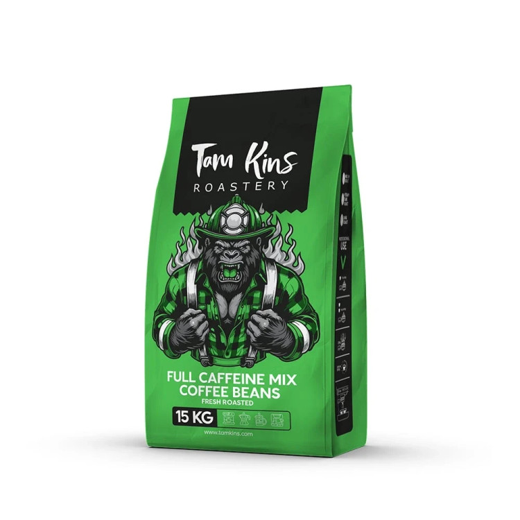فروشدانه قهوه هیرو سبز Tam Kins 15 کیلویی مناسب کافیشاپها و مصرف عمده با طعم متعادل